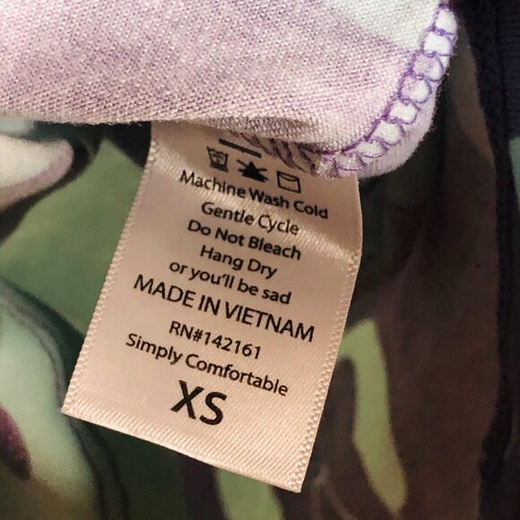 LulaRoe randy shirt Disney mid sleeve new with tags blue pink extra small READ - Picture 7 of 11